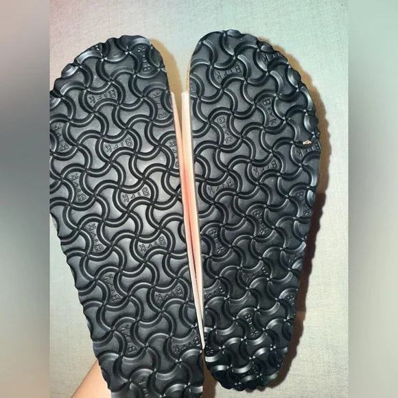 Birkenstock Microfiber Shearling Sandal - Desert Dust Rose - Picture 8 of 8